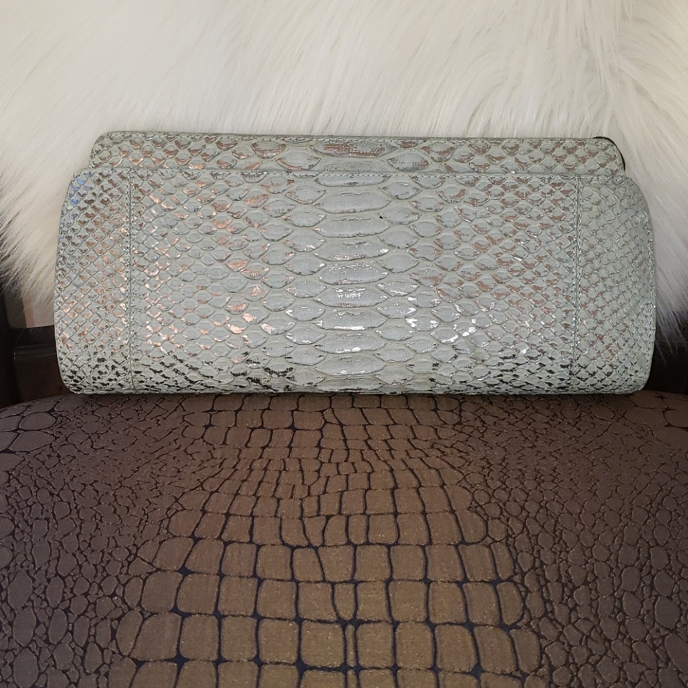 Nancy Gonzalez Python Convertible Clutch - image 7